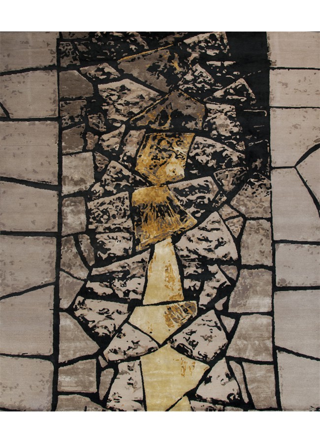 Onyx wool and silk and silk