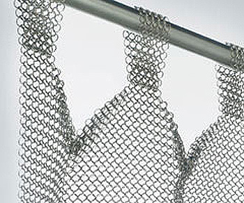 Stainless Steel Tab-Top Curtain