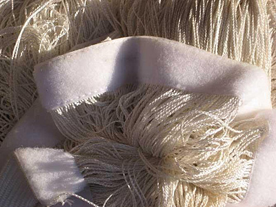 Velcro header tape for fringe curtain