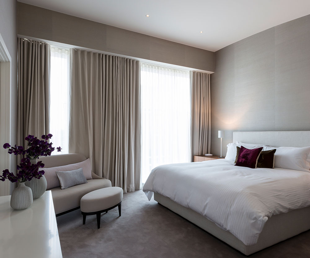 Hand made voile wave curtains