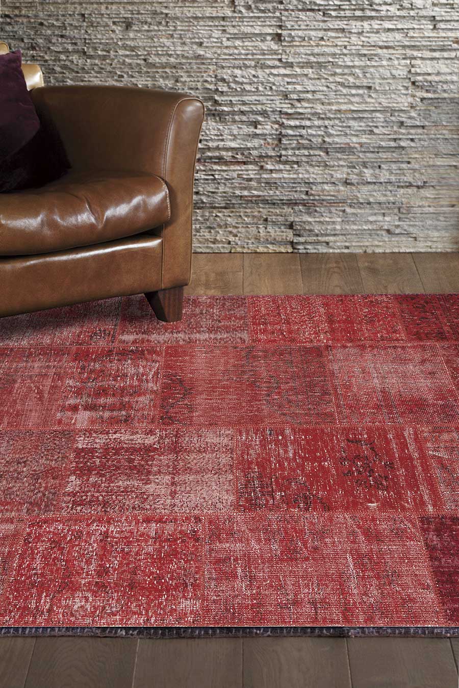 Harvest red custum made rug
